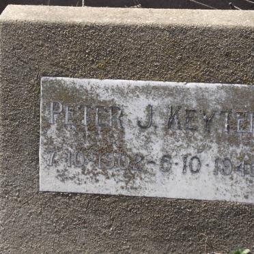 KEYTER Peter J. 1902-1945