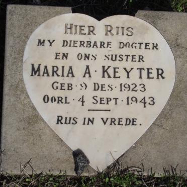 KEYTER Maria A. 1923-1943