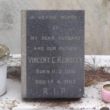 KEMSLEY Vincent C. 1916-1963