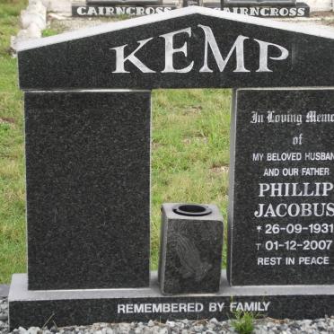 KEMP Phillip Jacobus 1931-2007