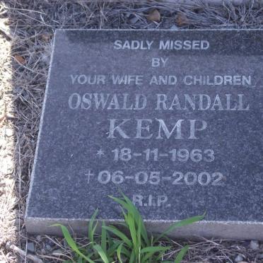 KEMP Oswald Randall 1963-2002