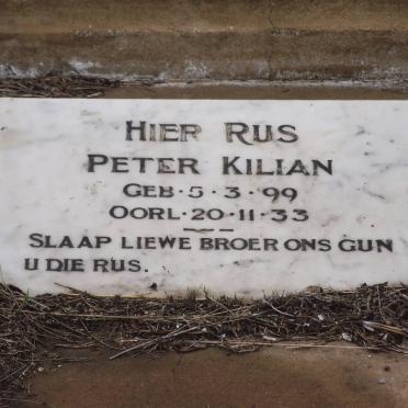 KILIAN Peter 1899-1933