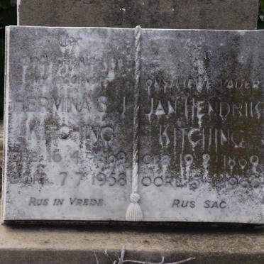 KITCHING Hermina S.J. 1869-1958 &amp; Jan Hendrik 1869-1960