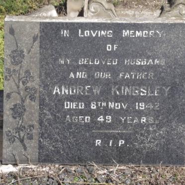 KINGSLEY Andrew -1942