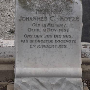KOTZE Johannes C. 1897-1934