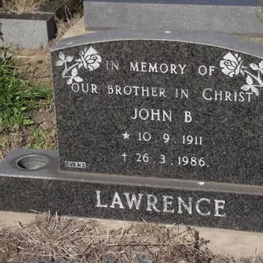 LAWRENCE John B. 1911-1986
