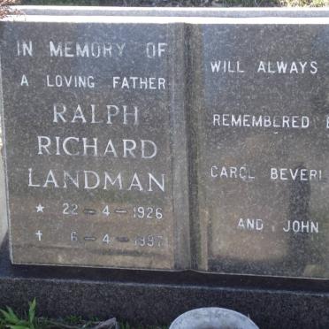 LANDMAN Ralph Richard 1926-1997