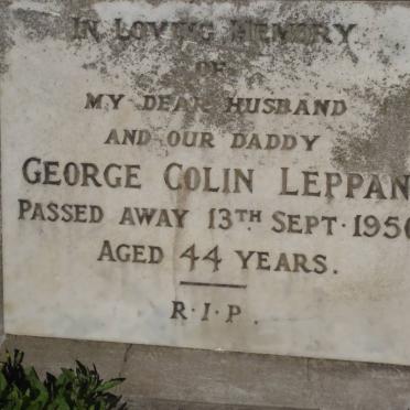 LEPPAN George Colin -1950
