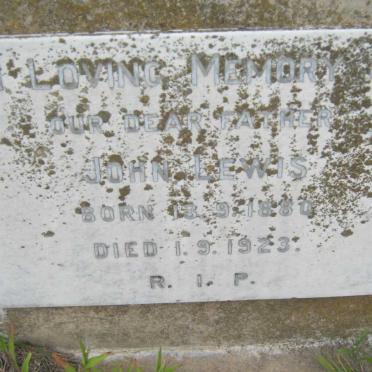 LEWIS John 1880-1923