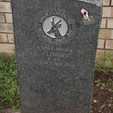 LEKOAPA J. -1944
