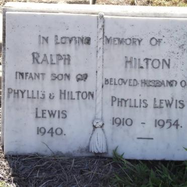 LEWIS Ralph -1940 :: LEWIS Hilton 1910-1954