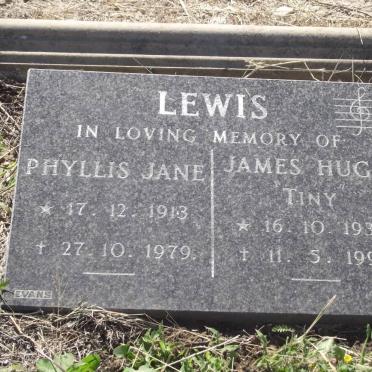 LEWIS Phyllis Jane 1913-1979 :: LEWIS James Hugh 1936-1995
