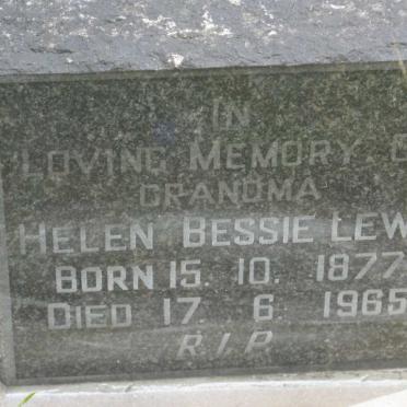 LEWIS Helen Bessie 1877-1965