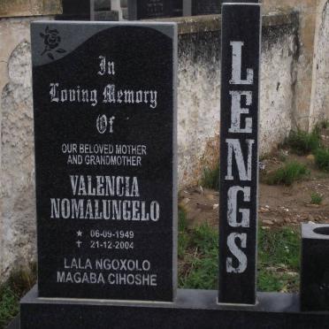 LENGS Valencia Nomalungelo 1949-2004