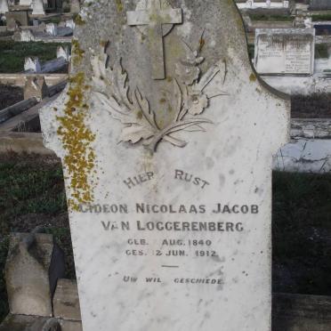 LOGGERENBERG Gideon Nicolaas Jacob, van 1840-1912