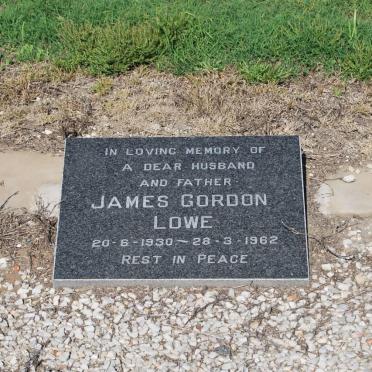 LOWE James Gordon 1930-1962