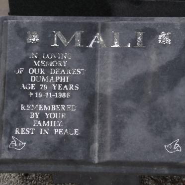 MALI Dumaphi -1986