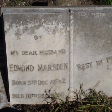 MARSDEN Edmond 1882-1966