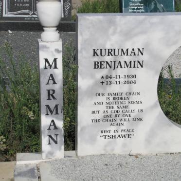 MARMAN Kuruman Benjamin 1930-2004