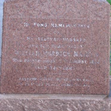 MASSYN William Murdoch -1944