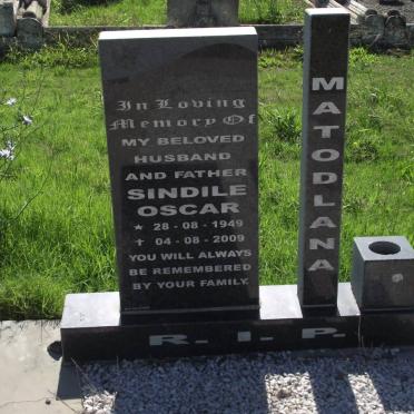 MATODLANA Sindile Oscar 1949-2009