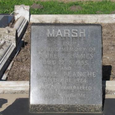 MARSH Robert James -1955 &amp; Mabel Blanche -1974