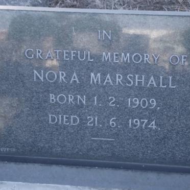 MARSHALL Nora 1909-1974