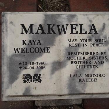 MAKWELA Kaya Welcome 1960-2006