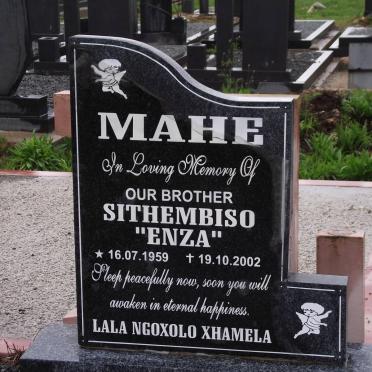 MAHE Sithembiso 1959-2002