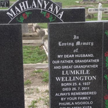 MAHLANYANA Lumkile Wellington 1937-2011