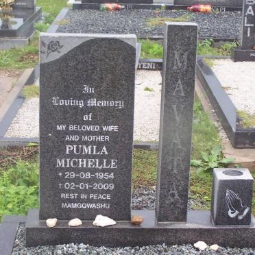 MAVATA Pumla Michelle 1954-2009
