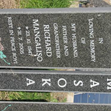 MASOKA Richard Mangaliso 1947-2005