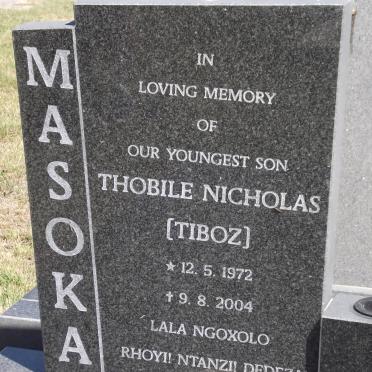 MASOKA Thobile Nicholas 1972-2004