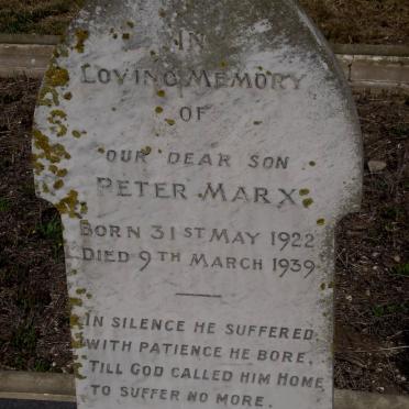 MARX Peter 1922-1939