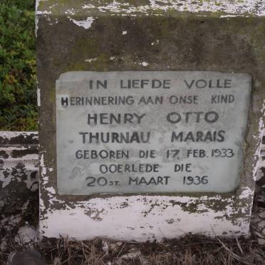 MARAIS Henry Otto Thurnau 1933-1936
