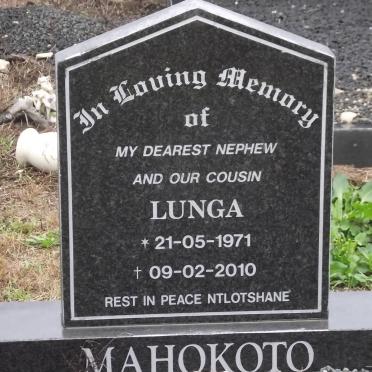 MAHOKOTO Lunga 1971-2010
