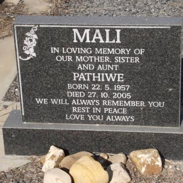 MALI Pathiwe 1957-2005
