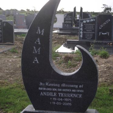 MAMA Andile Terrence 1975-2005