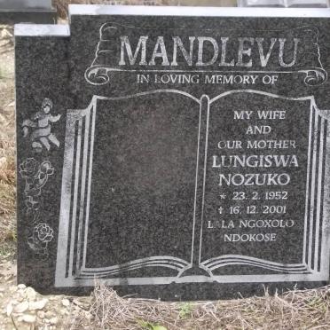 MANDLEVU Lingiswa Nozuko 1952-2001