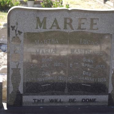 MAREE Lucas Marthinus 1879-1956 &amp; Martha Maria 1883-1969