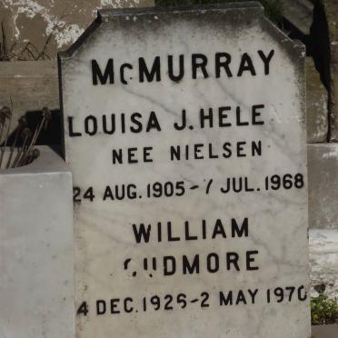 Mc MURRAY Louisa J. Hele nee NIELSEN 1905-1968 :: CUDMORE William 1926-1970