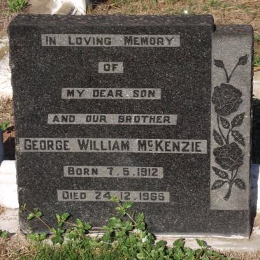 Mc KENZIE George William 1912-1965