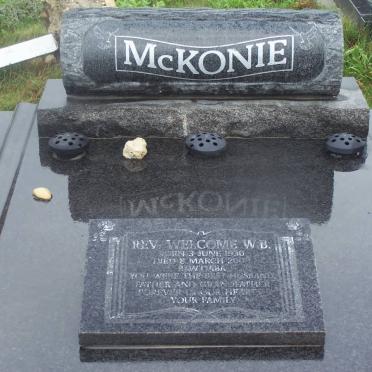 Mc KONIE Welcome W.B. 1930-2008