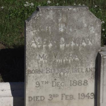 Mc MURRAY Alex Duncan 1888-1949