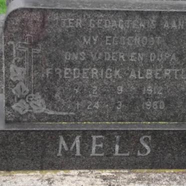 MELS Frederick Albertus 1912-1980
