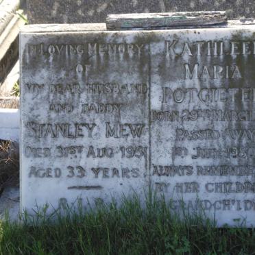 MEW Stanley -1951 :: POTGIETER Kathleen Maria 1913-1980