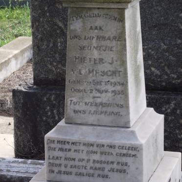 MESCHT Pieter J., van der 1934-1935