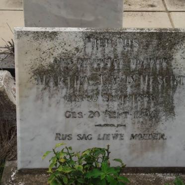MESCHT Martha J., v.d. 1886-1946
