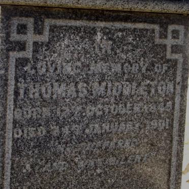 MIDDLETON Thomas 1845-1901