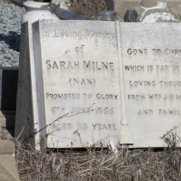 MILNE Sarah -1955